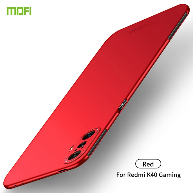 For Xiaomi Redmi K40 Gaming MOFI Frosted PC Ultra-thin Hard Case(Red) - free shipping - PMC TechLife - Order now!