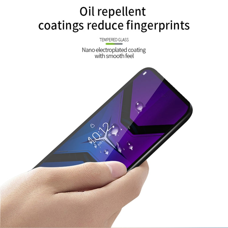 For Lenovo Legion 2 Pro PINWUYO 9H 2.5D Full Screen Tempered Glass Film(Black) - For Lenovo by PINWUYO | Online Shopping South Africa | PMC TechLife | Buy Now Pay Later Mobicred