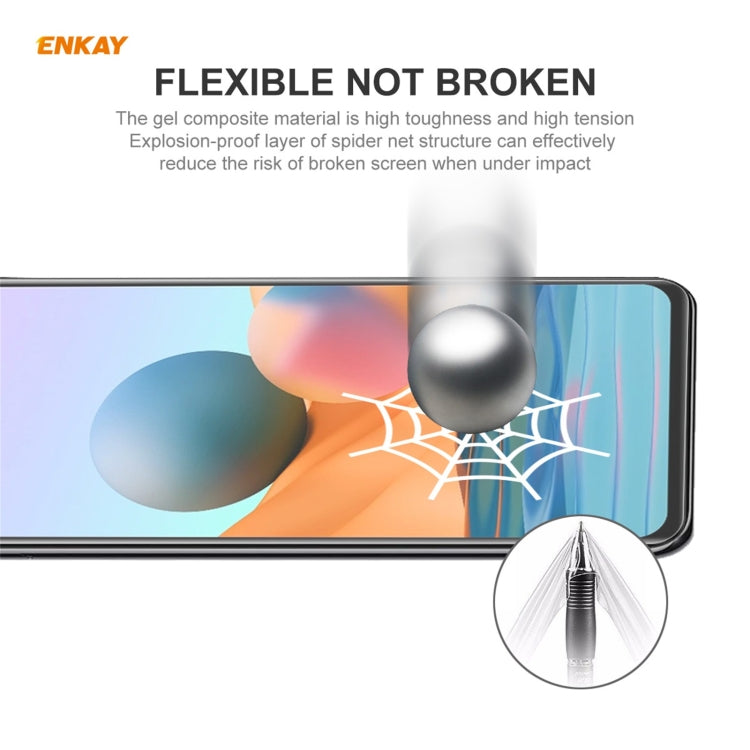For Redmi Note 10 Pro / Note 10 Pro Max 5 PCS ENKAY Hat-Prince Full Glue Full Coverage Screen Protector Explosion-proof Hydrogel Film - For Xiaomi by ENKAY | Online Shopping South Africa | PMC TechLife | Buy Now Pay Later Mobicred