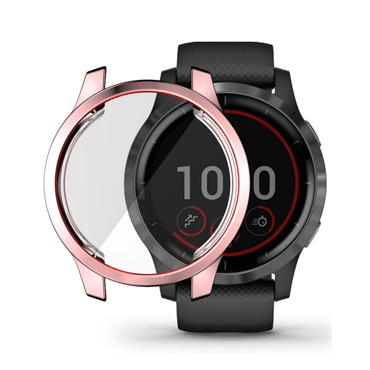 Compatible with Garmin Venu 2S 40mm / Vivoactive 4S 40mm ENKAY Hat-Prince Full Coverage Electroplate TPU Soft Case(Pink) - free shipping - PMC TechLife - Order now!