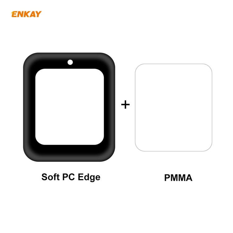 For Redmi Watch 2 PCS ENKAY Hat-Prince 3D Full Screen Soft PC Edge + PMMA HD Screen Protector Film - Screen Protector by ENKAY | Online Shopping South Africa | PMC TechLife | Buy Now Pay Later Mobicred