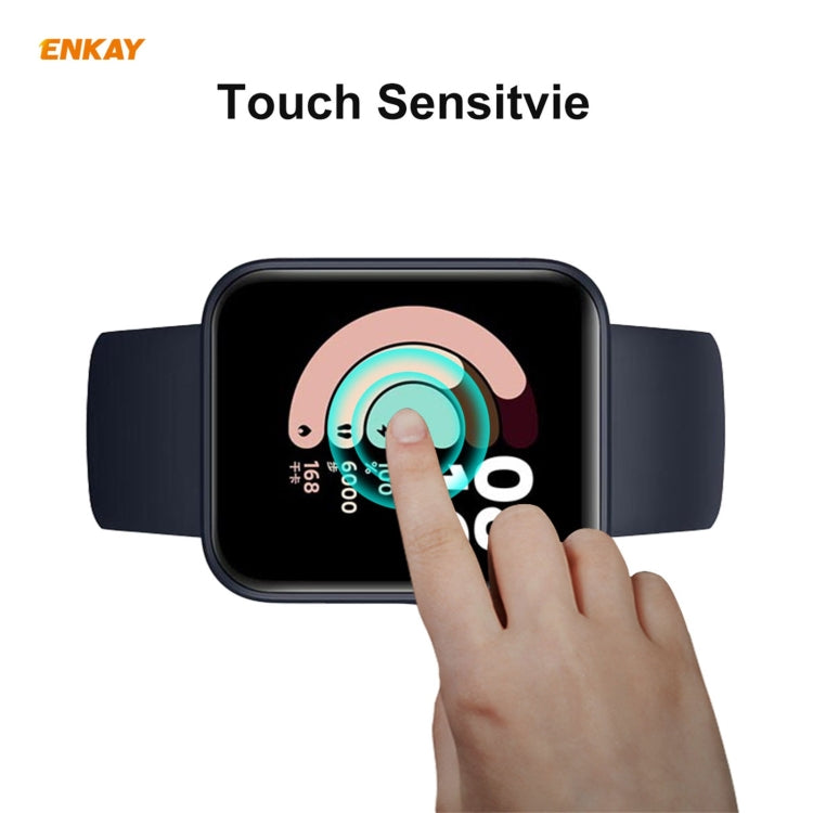 For Redmi Watch 2 PCS ENKAY Hat-Prince 3D Full Screen Soft PC Edge + PMMA HD Screen Protector Film - Screen Protector by ENKAY | Online Shopping South Africa | PMC TechLife | Buy Now Pay Later Mobicred