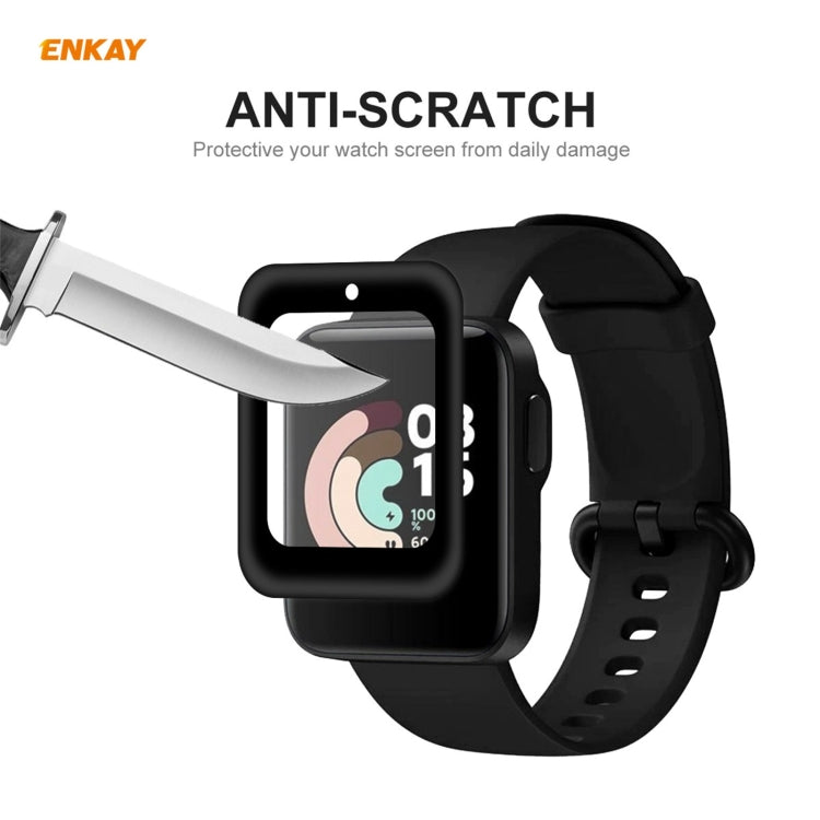 For Redmi Watch 2 PCS ENKAY Hat-Prince 3D Full Screen Soft PC Edge + PMMA HD Screen Protector Film - Screen Protector by ENKAY | Online Shopping South Africa | PMC TechLife | Buy Now Pay Later Mobicred