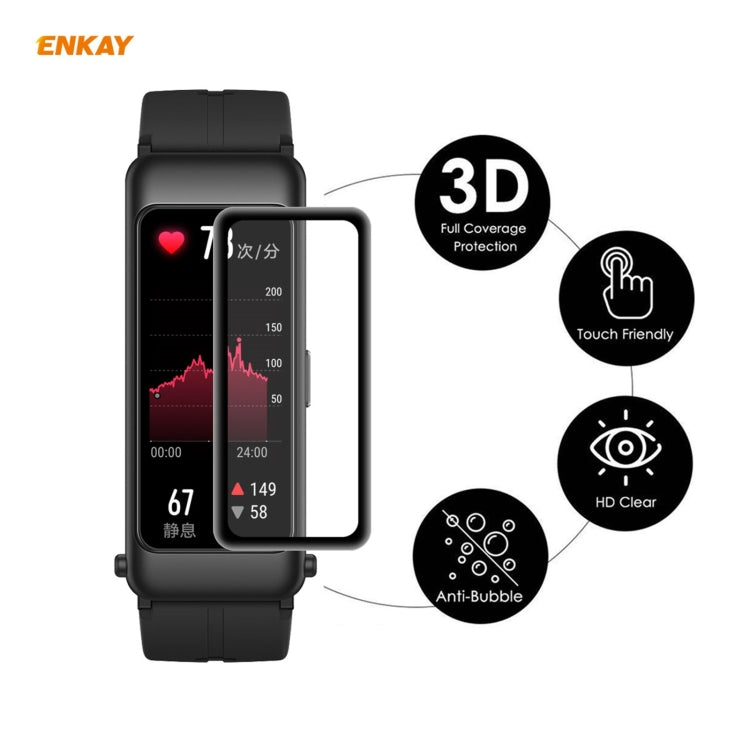 For Huawei B6 2 PCS ENKAY Hat-Prince 3D Full Screen Soft PC Edge + PMMA HD Screen Protector Film - Screen Protector by ENKAY | Online Shopping South Africa | PMC TechLife | Buy Now Pay Later Mobicred