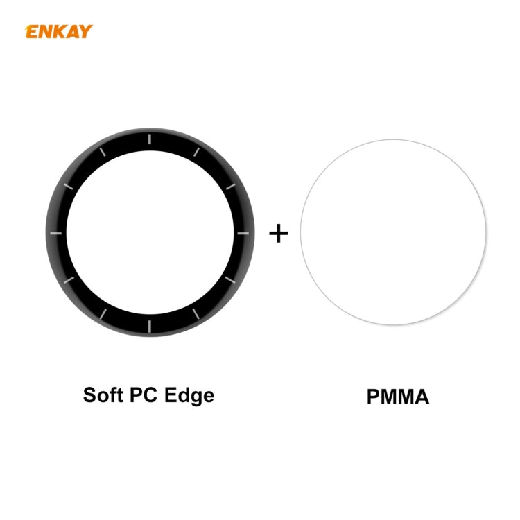 For Venu 2 / Vivoactive 4 45mm 2 PCS ENKAY Hat-Prince 3D Full Screen Soft PC Edge + PMMA HD Screen Protector Film - Screen Protector by ENKAY | Online Shopping South Africa | PMC TechLife | Buy Now Pay Later Mobicred