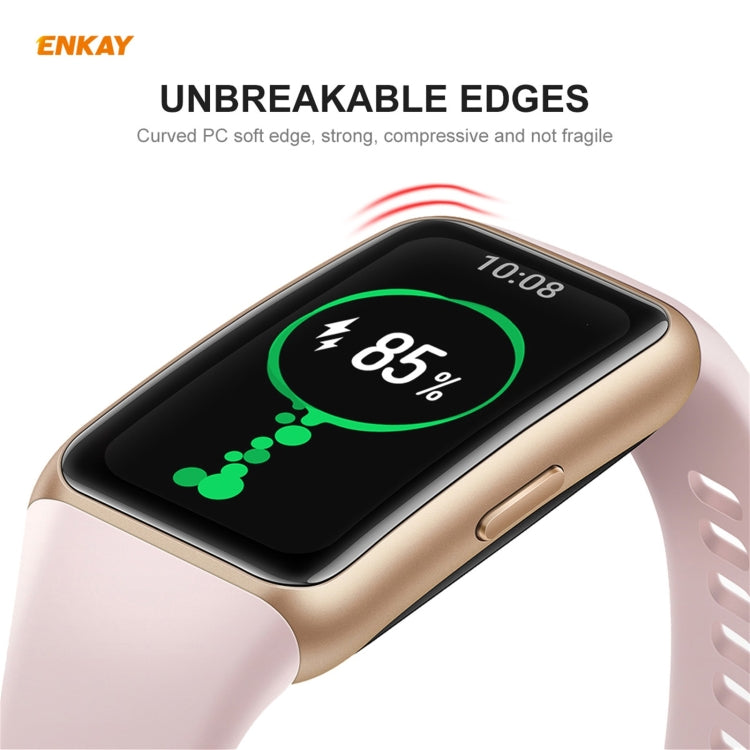 For Huawei Band 6 / Honor Band 6 ENKAY Hat-Prince 3D Full Screen Soft PC Edge + PMMA HD Screen Protector Film - Screen Protector by ENKAY | Online Shopping South Africa | PMC TechLife | Buy Now Pay Later Mobicred