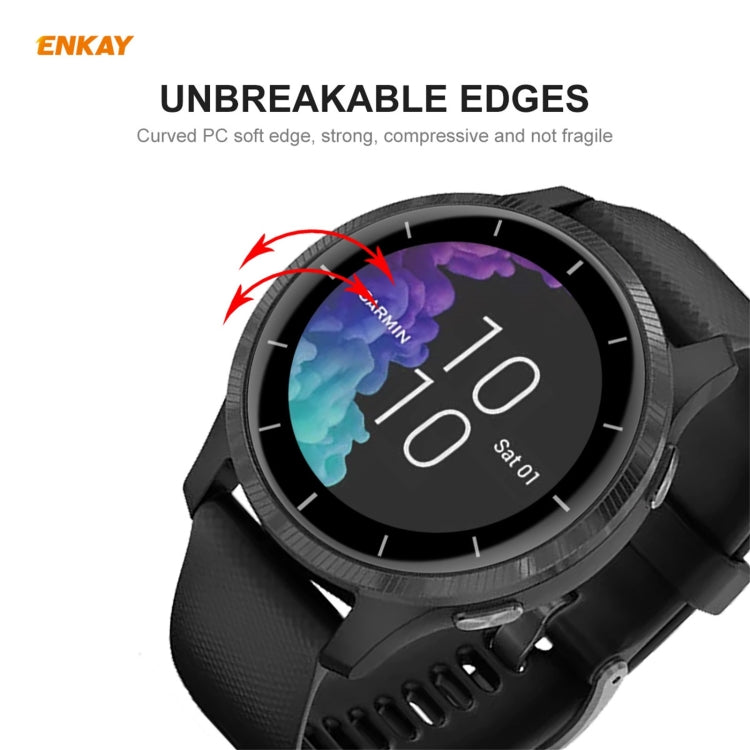 For Venu 2 / Vivoactive 4 45mm 5 PCS ENKAY Hat-Prince 3D Full Screen Soft PC Edge + PMMA HD Screen Protector Film - Screen Protector by ENKAY | Online Shopping South Africa | PMC TechLife | Buy Now Pay Later Mobicred