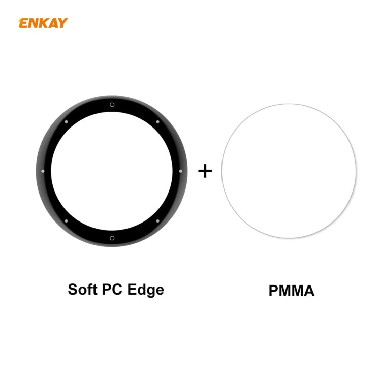 Compatible with Garmin Venu 2S / Vivoactive 4S 40mm 5 PCS ENKAY Hat-Prince 3D Full Screen Soft PC Edge + PMMA HD Screen Protector Film - Screen Protector by ENKAY | Online Shopping South Africa | PMC TechLife | Buy Now Pay Later Mobicred