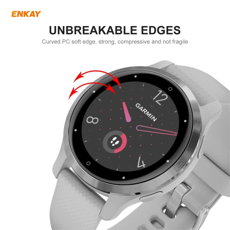 Compatible with Garmin Venu 2S / Vivoactive 4S 40mm 10 PCS ENKAY Hat-Prince 3D Full Screen Soft PC Edge + PMMA HD Screen Protector Film - free shipping - PMC TechLife - Order now!