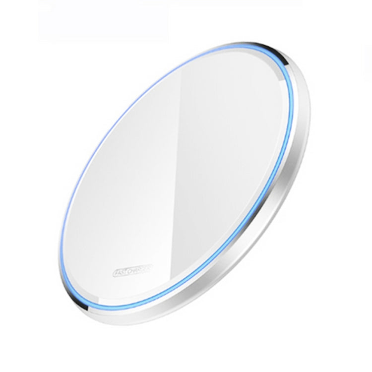 WX-69 10W Ultra-thin Wireless Charger Mirror Wireless Charger for Mobile Phone(White) - free shipping - PMC TechLife - Order now!