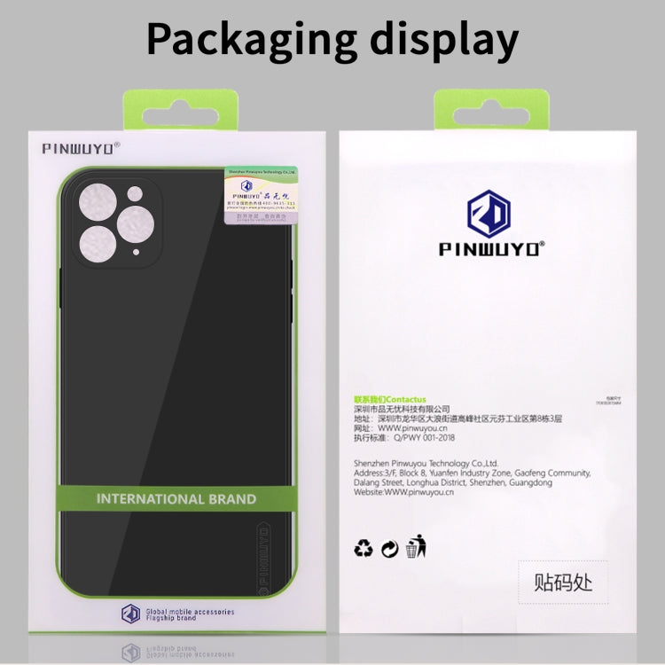 For iPhone 11 Pro PINWUYO Sense Series Liquid Silicone TPU Mobile Phone Case(Black) - free shipping - PMC TechLife - Order now!