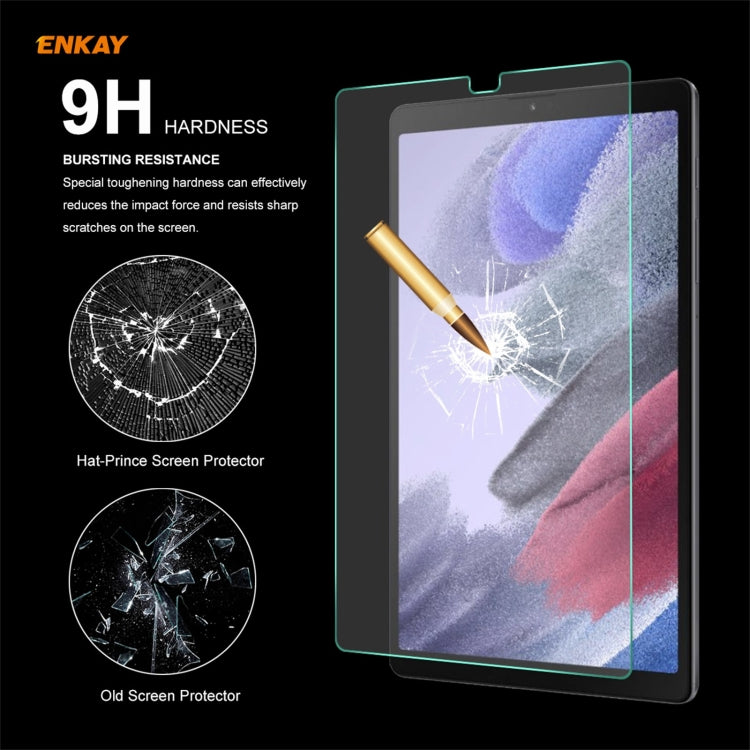 1 PCS For Samsung Galaxy Tab A7 Lite 8.7 T220 / T225 ENKAY Hat-Prince 0.33mm 9H Surface Hardness 2.5D Explosion-proof Tempered Glass Protector Film - For Samsung Tab by ENKAY | Online Shopping South Africa | PMC TechLife | Buy Now Pay Later Mobicred