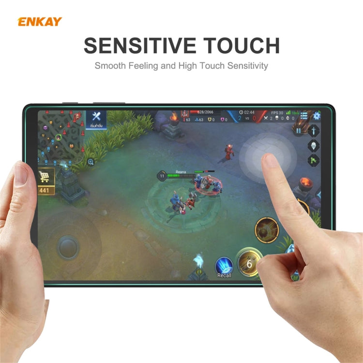 2 PCS For Samsung Galaxy Tab A7 Lite 8.7 T220 / T225 ENKAY Hat-Prince 0.33mm 9H Surface Hardness 2.5D Explosion-proof Tempered Glass Protector Film - For Samsung Tab by ENKAY | Online Shopping South Africa | PMC TechLife | Buy Now Pay Later Mobicred