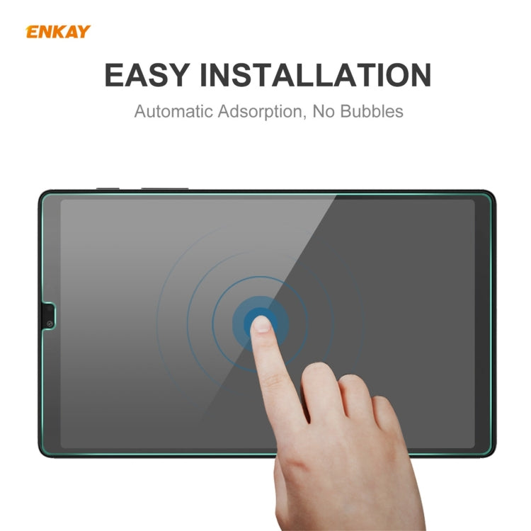 2 PCS For Samsung Galaxy Tab A7 Lite 8.7 T220 / T225 ENKAY Hat-Prince 0.33mm 9H Surface Hardness 2.5D Explosion-proof Tempered Glass Protector Film - For Samsung Tab by ENKAY | Online Shopping South Africa | PMC TechLife | Buy Now Pay Later Mobicred