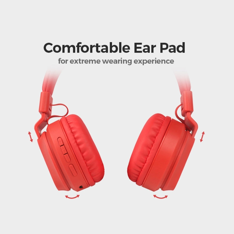 BOBo Kids Gift Bluetooth 5.0 Bass Noise Cancelling Stereo Wireless Headset With Mic, Support TF Card / FM / AUX-in(Blue) - Headset & Headphone by PMC TechLife | Online Shopping South Africa | PMC TechLife