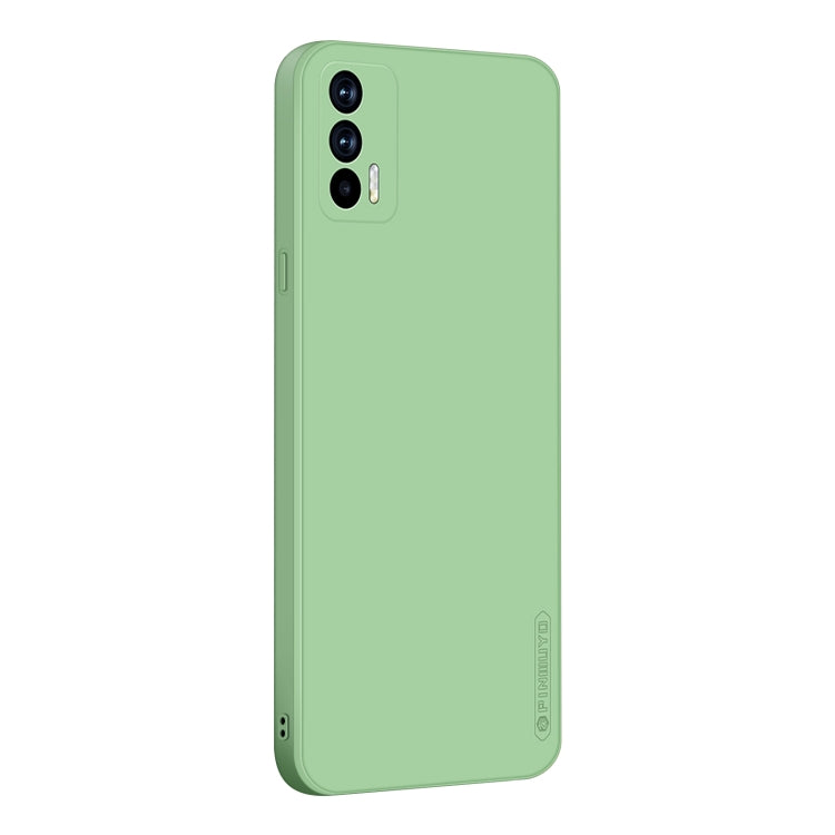 For OPPO Realme GT / GT NEO / Realme Q3 Pro PINWUYO Touching Series Liquid Silicone TPU Shockproof Case(Green) - free shipping - PMC TechLife - Order now!