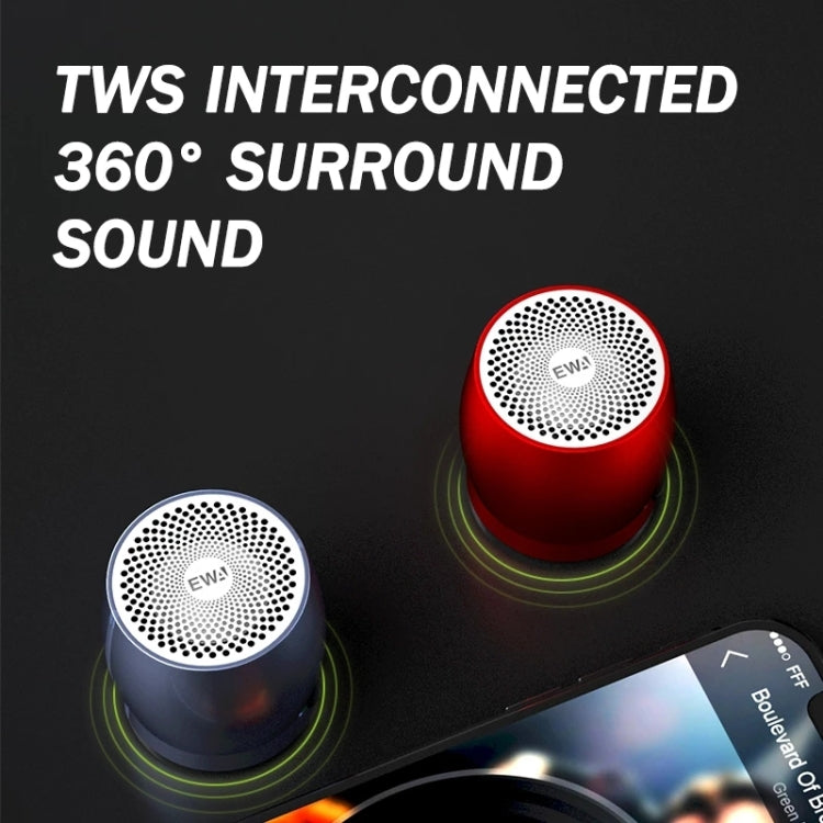 EWA A1 Portable TWS Bluetooth Wireless Speaker IPX5 Waterproof Support TF Card(Gray) - free shipping - PMC TechLife - Order now!