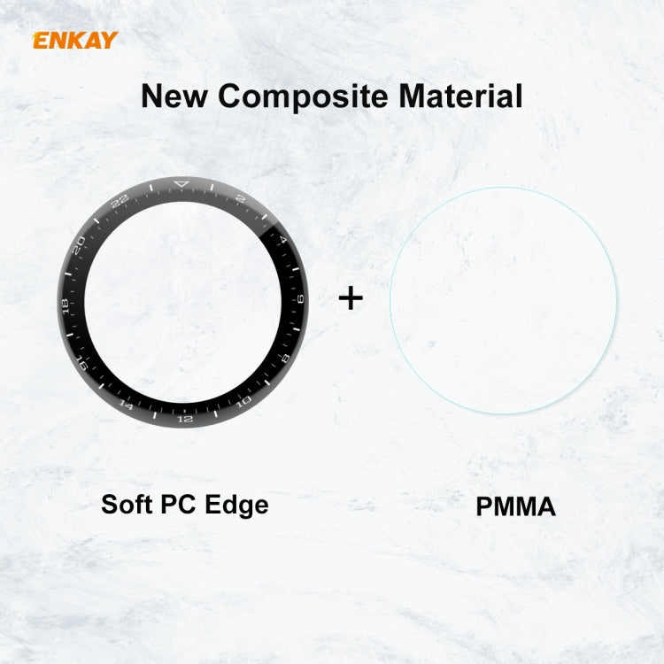 5 PCS For Huawei WATCH 3 Pro 48mm ENKAY Hat-Prince 3D Full Coverage Soft PC Edge + PMMA HD Screen Protector Film - Screen Protector by ENKAY | Online Shopping South Africa | PMC TechLife | Buy Now Pay Later Mobicred