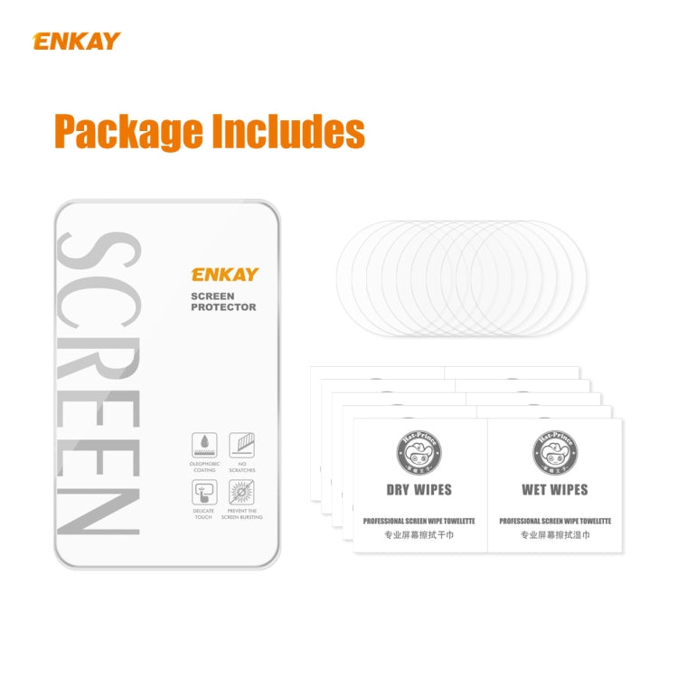 10 PCS For Huawei WATCH 3 Pro 48mm ENKAY Hat-Prince 0.2mm 9H 2.15D Curved Edge Tempered Glass Screen Protector Watch Film - free shipping - PMC TechLife - Order now!