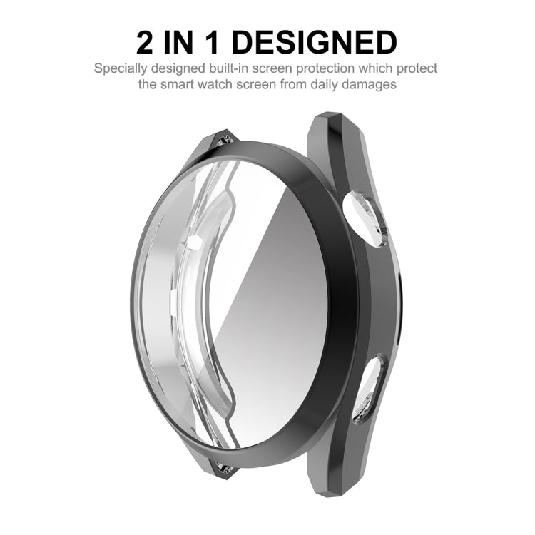 For Huawei Watch 3 Pro 48mm ENKAY Hat-Prince Full Coverage Transparent Soft Case TPU HD Clear Cover(Silver) - Watch Cases by ENKAY | Online Shopping South Africa | PMC TechLife | Buy Now Pay Later Mobicred