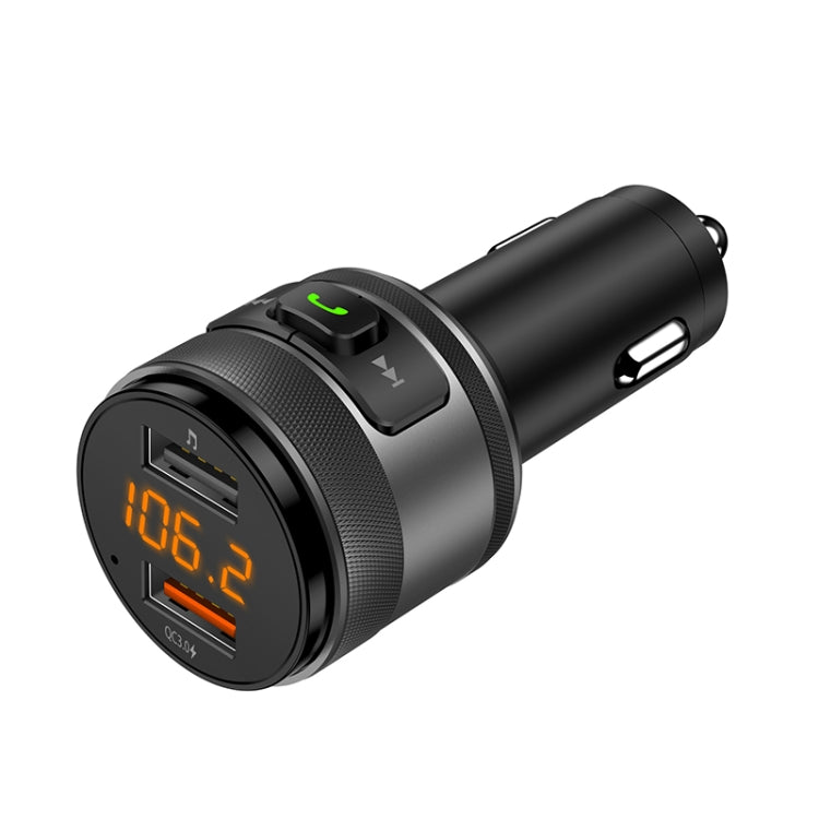 C57 QC3.0 Wireless FM Transmitter Fast Car Charger Bluetooth 5.0 Hands-free Car Modulator USB Flash Memory MP3 Player - free shipping - PMC TechLife - Order now!