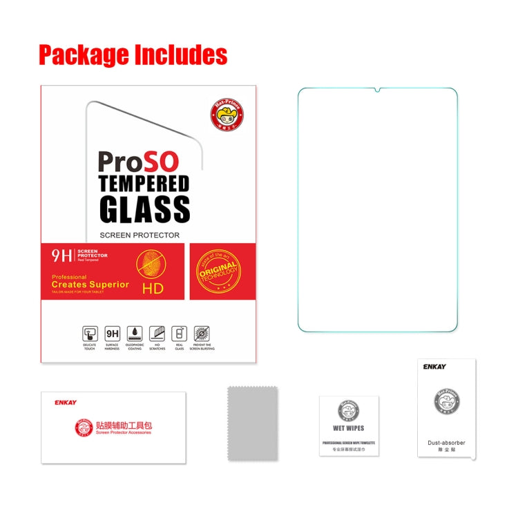 1 PCS For Xiaomi Pad 5 / 5 Pro ENKAY Hat-Prince 0.33mm Explosion-proof Tempered Glass Protector Anti-Scratch Film - free shipping - PMC TechLife - Order now!
