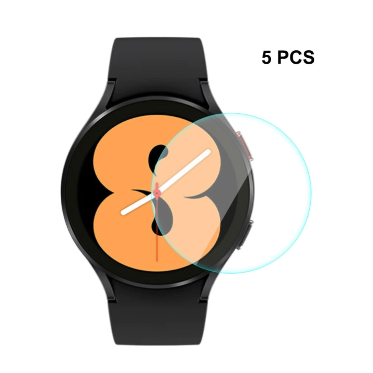 5 PCS For Samsung Galaxy Watch4 44mm ENKAY Hat-Prince 0.2mm 9H 2.15D Curved Edge Tempered Glass Screen Protector Watch Film - free shipping - PMC TechLife - Order now!