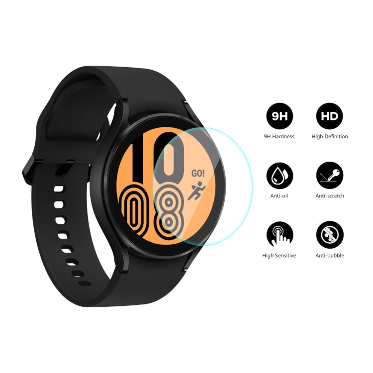 5 PCS For Samsung Galaxy Watch4 44mm ENKAY Hat-Prince 0.2mm 9H 2.15D Curved Edge Tempered Glass Screen Protector Watch Film - free shipping - PMC TechLife - Order now!