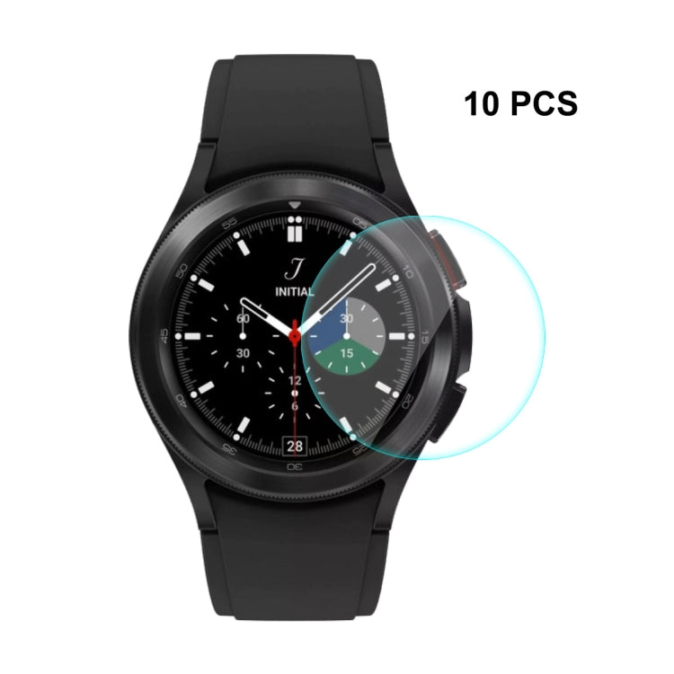 10 PCS For Samsung Galaxy Watch4 Classic 46mm ENKAY Hat-Prince 0.2mm 9H 2.15D Curved Edge Tempered Glass Screen Protector Watch Film - Screen Protector by ENKAY | Online Shopping South Africa | PMC TechLife | Buy Now Pay Later Mobicred