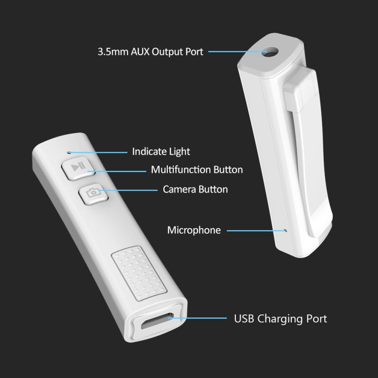 BT4864 Car Bluetooth 5.0 Audio Receiver with Camera Function - free shipping - PMC TechLife - Order now!