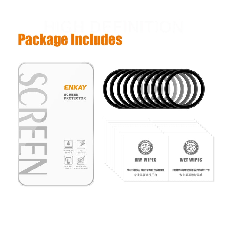 10 PCS For Samsung Galaxy Watch4 44mm ENKAY Hat-Prince 3D Full Coverage Soft PC Edge + PMMA HD Screen Protector Film - free shipping - PMC TechLife - Order now!