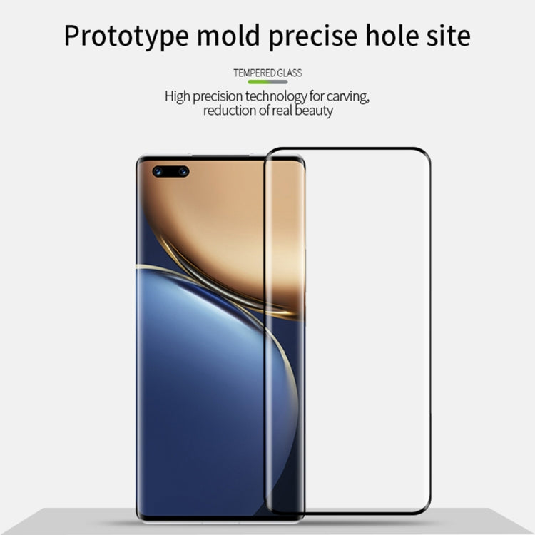 For Honor Magic 3 / Magic 3 Pro PINWUYO 9H 3D Hot Bending Tempered Glass Film(Black) - free shipping - PMC TechLife - Order now!