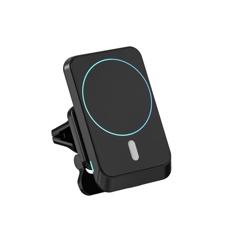 W-987 Magnetic Suction 15W Wireless Charger Car Air Outlet Bracket for iPhone and other Smart Phones(White) - Wireless Charger Holders by PMC TechLife | Online Shopping South Africa | PMC TechLife