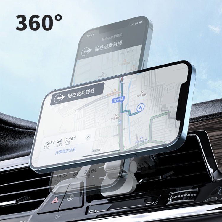 W-987 Magnetic Suction 15W Wireless Charger Car Air Outlet Bracket for iPhone and other Smart Phones(Black) - Wireless Charger Holders by PMC TechLife | Online Shopping South Africa | PMC TechLife