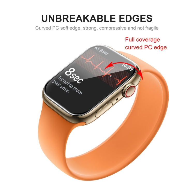 5 PCS For Apple Watch Series 7 41mm ENKAY Hat-Prince 3D Full Coverage Soft PC Edge + PMMA HD Screen Protector Film - free shipping - PMC TechLife - Order now!