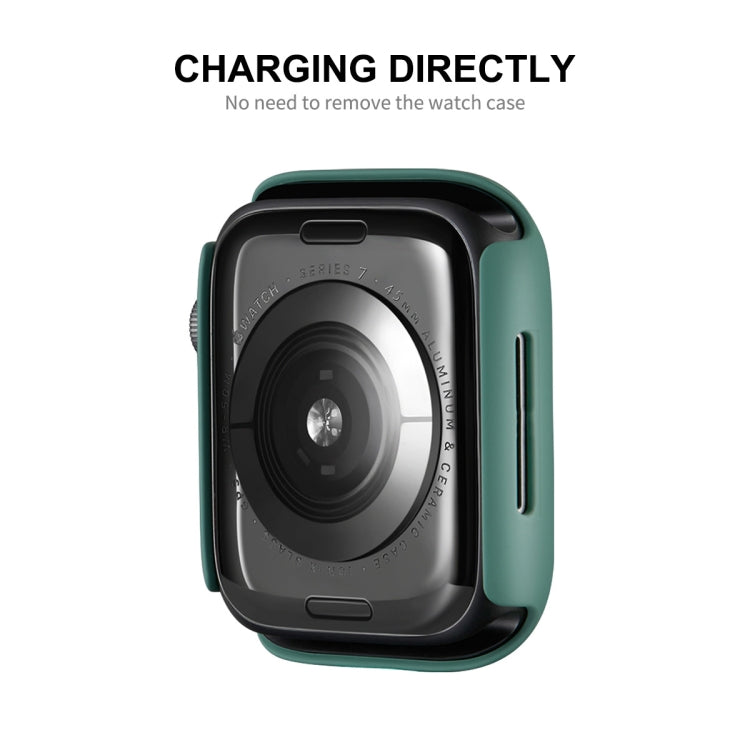 ENKAY Hat-Prince PC Frame + Full Coverage PMMA HD Screen Protector Film For Apple Watch Series 8 / 7 41mm(Transparent) - free shipping - PMC TechLife - Order now!