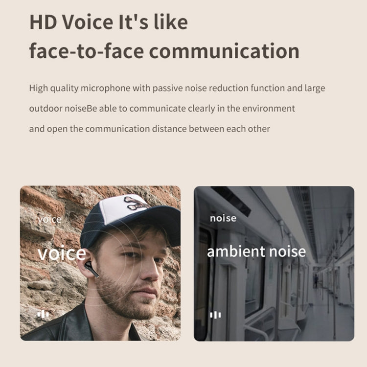 PRO100 TWS Bluetooth 5.2 Noise Canceling Waterproof Earphones 9D Stereo Sports Headphone with Charging Case(Pink) - Bluetooth Earphone by PMC TechLife | Online Shopping South Africa | PMC TechLife