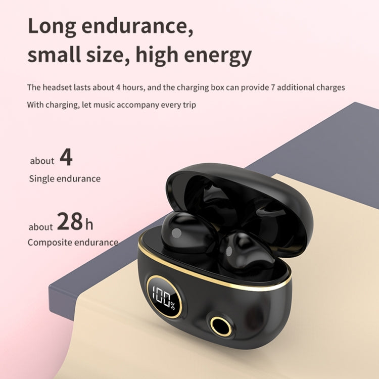 PRO100 TWS Bluetooth 5.2 Noise Canceling Waterproof Earphones 9D Stereo Sports Headphone with Charging Case(Black) - Bluetooth Earphone by PMC TechLife | Online Shopping South Africa | PMC TechLife
