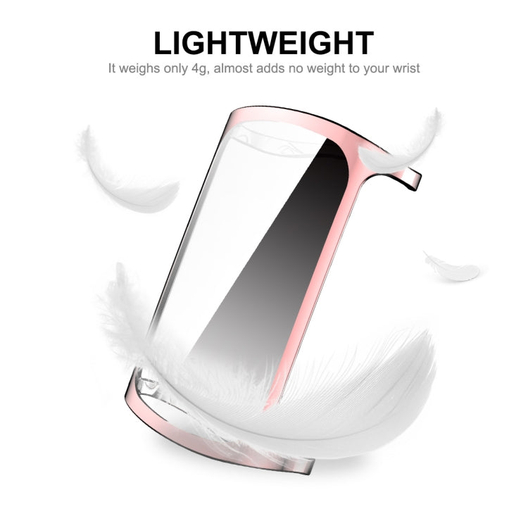 For Fitbit Charge 5/ Charge 6 ENKAY Hat-Prince Full Coverage Electroplated Soft TPU Case Scratch Resistant Cover(Rose Gold) - free shipping - PMC TechLife - Order now!