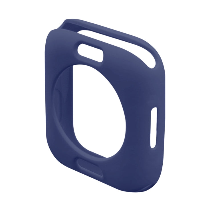 ENKAY Hat-Prince Protective TPU Watch Case + Full Coverage PET Screen Protector Film For Apple Watch Series 8 / 7 41mm(Dark Blue) - Watch Cases by ENKAY | Online Shopping South Africa | PMC TechLife | Buy Now Pay Later Mobicred