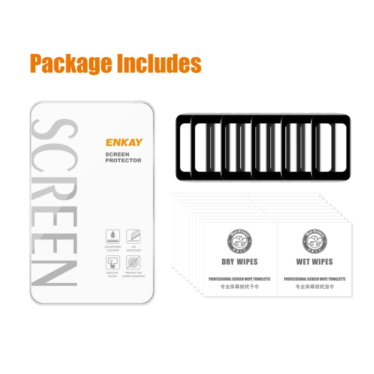 For Fitbit Charge 5 / Charge 6 10pcs ENKAY Hat-Prince 3D Curved Edge PC Edge PMMA HD Screen Film - free shipping - PMC TechLife - Order now!