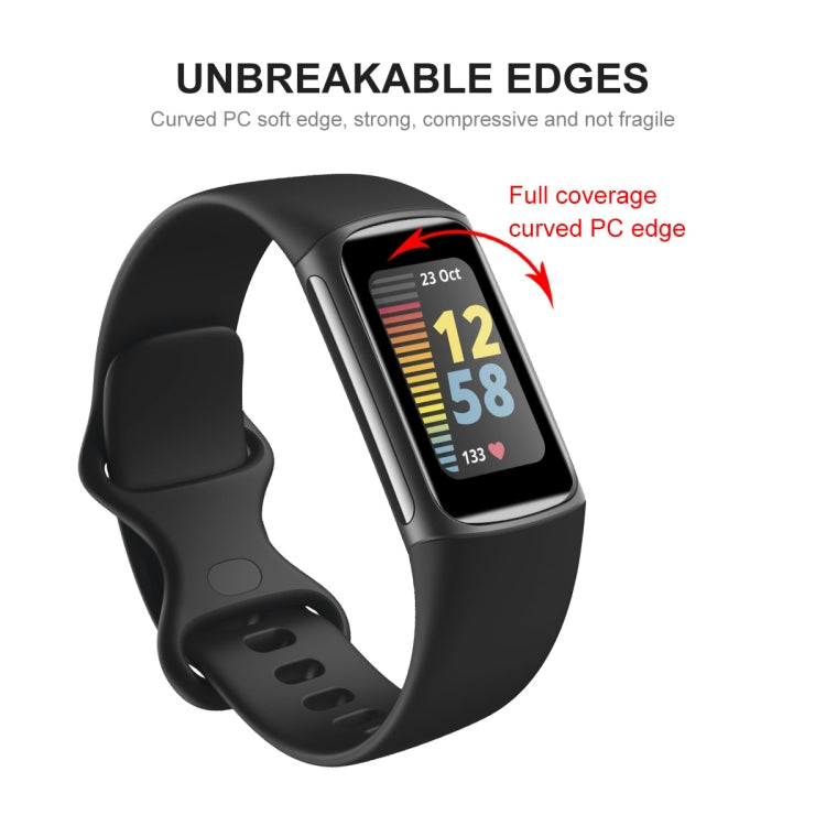 For Fitbit Charge 5 / Charge 6 10pcs ENKAY Hat-Prince 3D Curved Edge PC Edge PMMA HD Screen Film - free shipping - PMC TechLife - Order now!