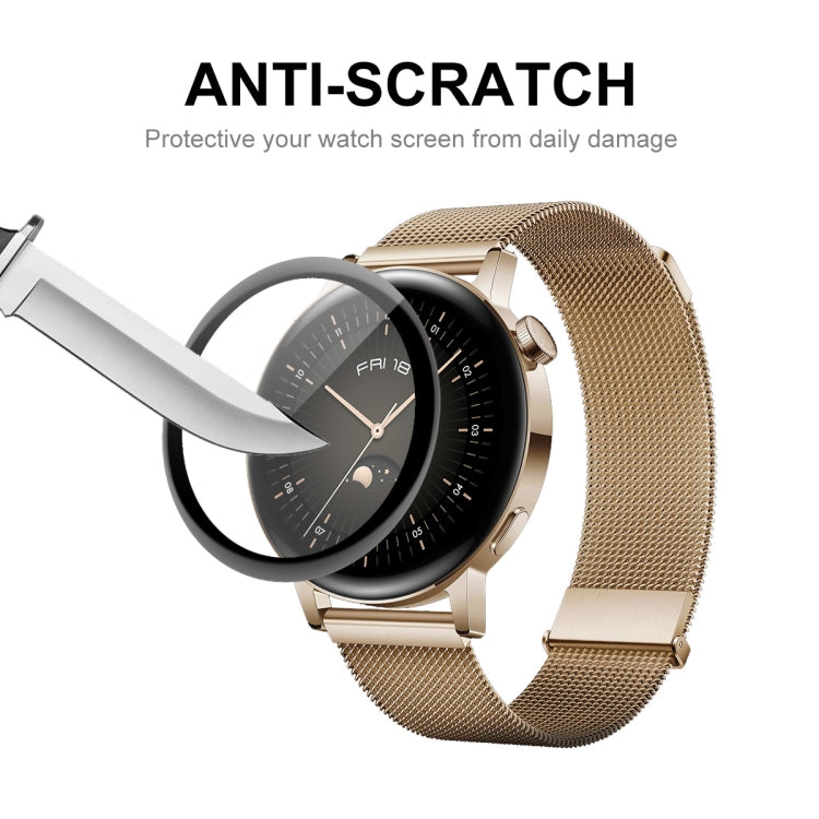 5 PCS For Huawei Watch GT 3 42mm ENKAY Hat-Prince Full Coverage 3D Curved Soft PC Edge + PMMA HD Screen Protector Film - Screen Protector by ENKAY | Online Shopping South Africa | PMC TechLife | Buy Now Pay Later Mobicred