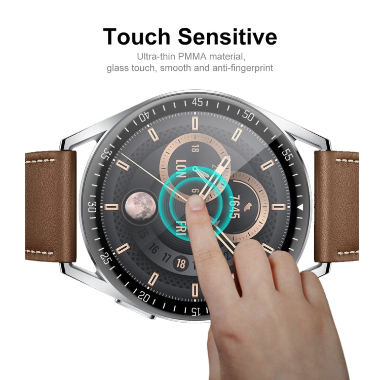 2 PCS For Huawei Watch GT 3 46mm ENKAY Hat-Prince Full Coverage 3D Curved Soft PC Edge + PMMA HD Screen Protector Film - Screen Protector by ENKAY | Online Shopping South Africa | PMC TechLife | Buy Now Pay Later Mobicred