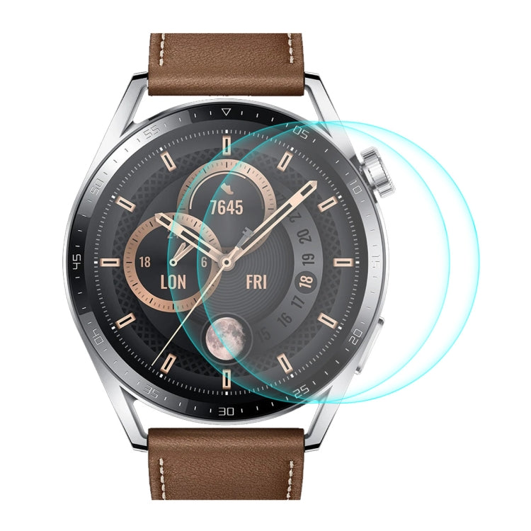 2 PCS For Huawei Watch GT 3 46mm ENKAY Hat-Prince 0.2mm 9H 2.15D Curved Edge Tempered Glass Screen Protector Watch Film - Screen Protector by ENKAY | Online Shopping South Africa | PMC TechLife | Buy Now Pay Later Mobicred