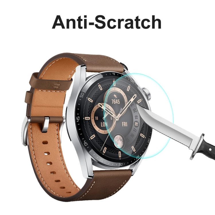5 PCS For Huawei Watch GT 3 46mm ENKAY Hat-Prince 0.2mm 9H 2.15D Curved Edge Tempered Glass Screen Protector Watch Film - Screen Protector by ENKAY | Online Shopping South Africa | PMC TechLife | Buy Now Pay Later Mobicred