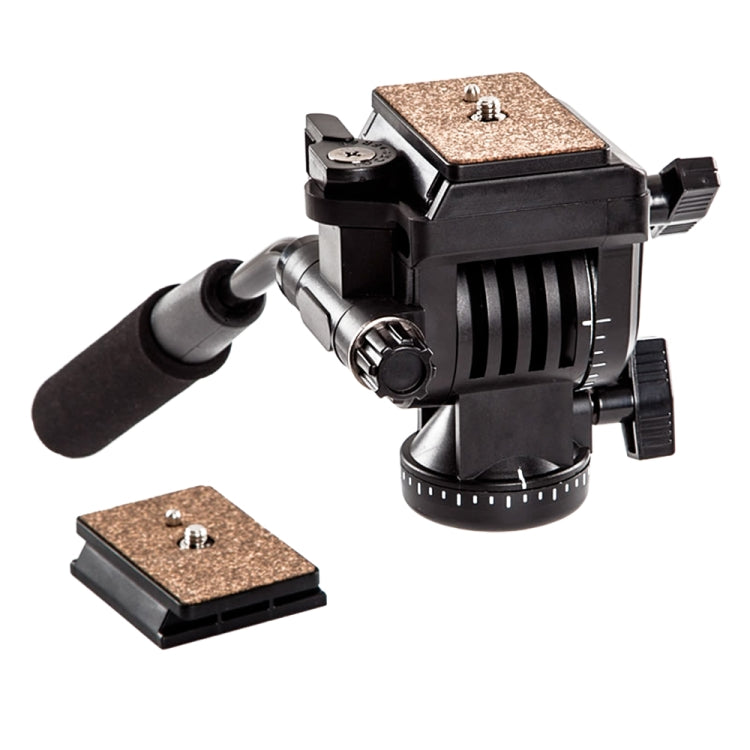 YUNTENG YT-950 Heavy Duty Tripod Action Fluid Drag Head with Quick Mount Plate - free shipping - PMC TechLife - Order now!