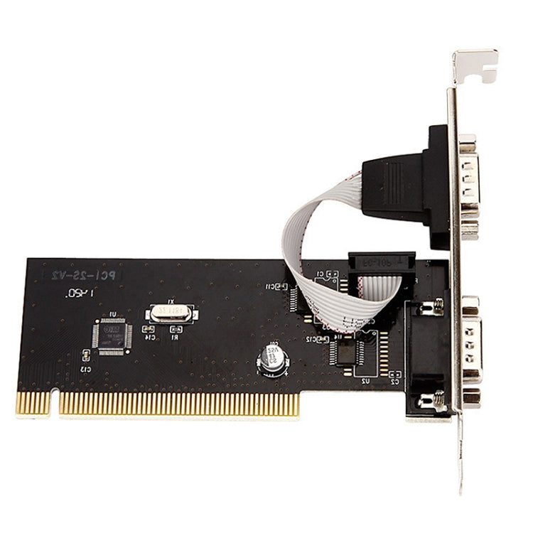 RS232 Serial Port TX382B 2 Port Pci to 9 Pin Com Riser Card Adapter with Tracking Number - RS485 / RS232 Series by PMC TechLife | Online Shopping South Africa | PMC TechLife | Buy Now Pay Later Mobicred