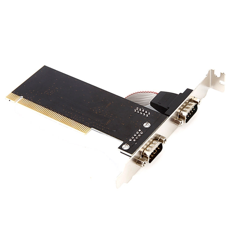 RS232 Serial Port TX382B 2 Port Pci to 9 Pin Com Riser Card Adapter with Tracking Number - RS485 / RS232 Series by PMC TechLife | Online Shopping South Africa | PMC TechLife | Buy Now Pay Later Mobicred