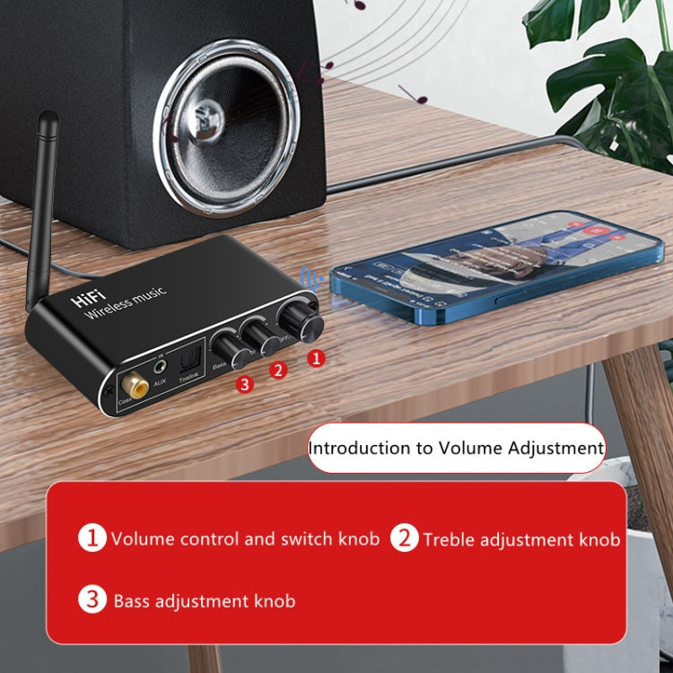 T01 Bluetooth 5.0 Optical Coaxial Audio Decoder Adapter - free shipping - PMC TechLife - Order now!